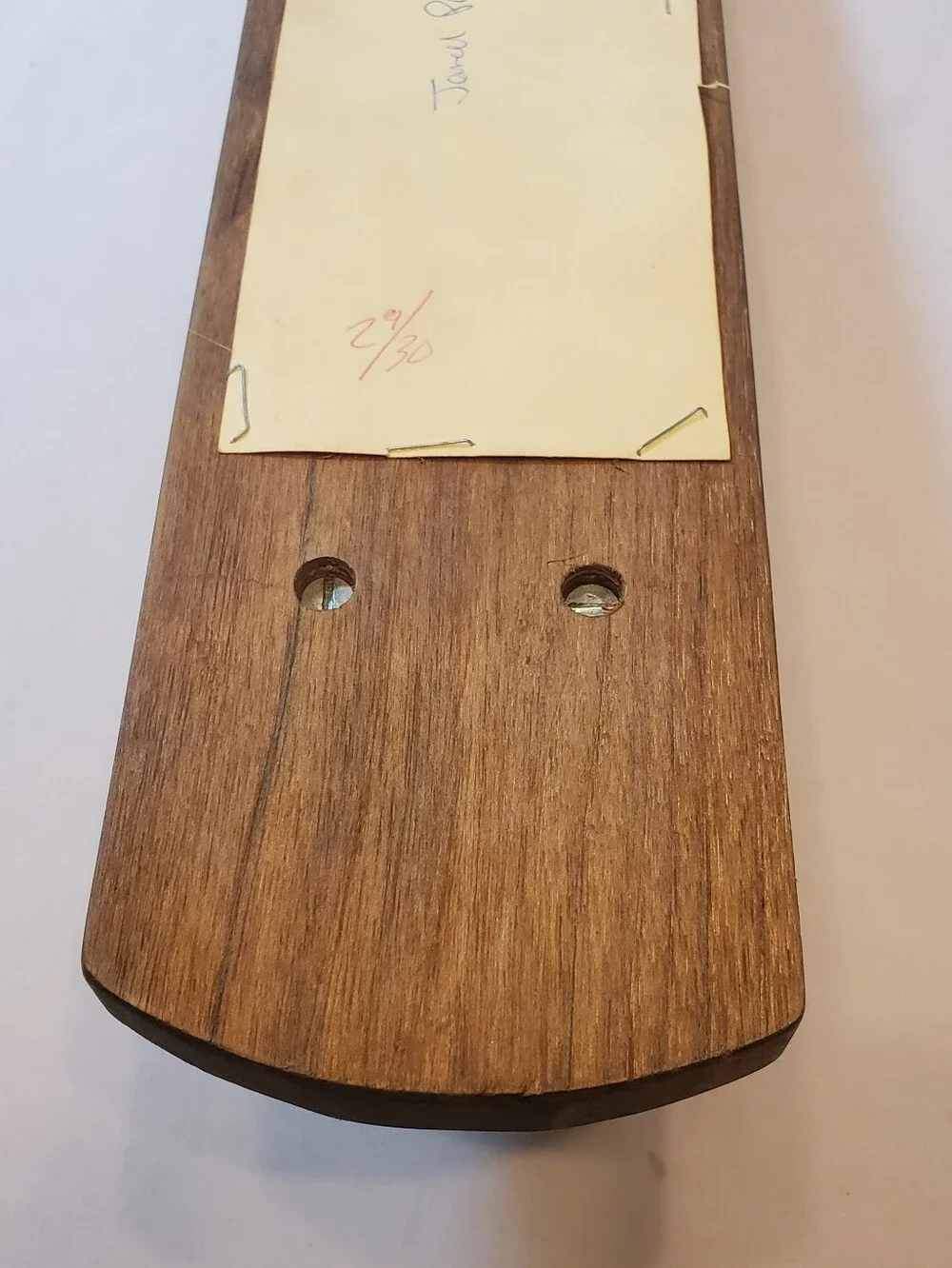 Home Interiors Homco Vtg Wood Wall Mirror Sconce Candle Holder in Natural Brown